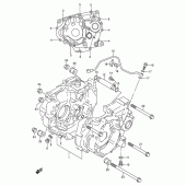 Схема узла: Картер двигателя для Suzuki DR250