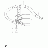 Схема вузла: Паливний кран Suzuki VS800 Intruder 800