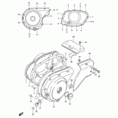 Схема вузла: Кришки картера для Suzuki VS800 Intruder 800