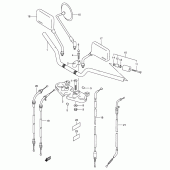 Схема вузла: Кермо & Тросики для Suzuki GS500