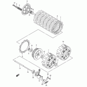 Схема вузла: Зчеплення для Suzuki SV650