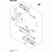 Схема узла: Ручки с подогревом (Опция) для Suzuki UH200 Burgman
