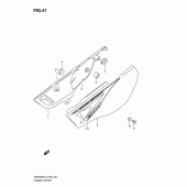 Схема узла: Боковые панели для Suzuki DR200 DR200SE