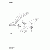 Схема узла: Кронштейн заднего крыла для Suzuki VZ800 Intruder M800/ Boulevard M50