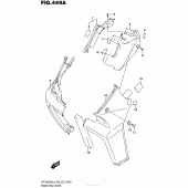 Схема вузла: Верхня накладка рами для Suzuki VZR1800 Boulevard M109R BOSS