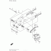 Схема вузла: Задній важіль (Маятник) для Suzuki RM-Z250