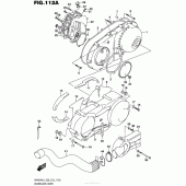 Схема вузла: Кришки картера для Suzuki AN400 Burgman (EU analogue of SkyWave)