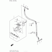 Схема вузла: Передній гальмівний циліндр Suzuki LS650 Boulevard S40
