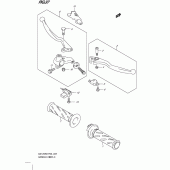 Схема узла: Ручки руля для Suzuki GZ125 Marauder
