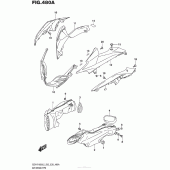 Схема вузла: Повітрозабірник для Suzuki GSX-R1000