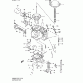 Схема вузла: Карбюратор (Model k1/k2) для Suzuki AN400 Burgman (EU analogue of SkyWave)
