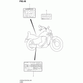 Схема вузла: Наклейки для Suzuki LS650 Boulevard S40