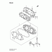 Схема вузла: Спідометр (Gsx1300rl1 e14) для Suzuki GSX1300 Hayabusa