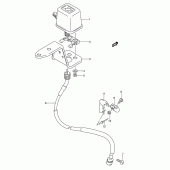 Схема вузла: Валік (Model k/l) для Suzuki RMX250
