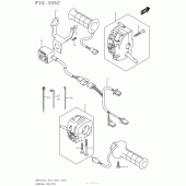 Схема вузла: Пульт управління рульовий (An650Zl5 E28) для Suzuki AN650 Burgman (EU analogue of SkyWave)
