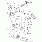 Схема вузла: Вихлопна система для Suzuki RM100