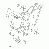Схема вузла: Рама для Suzuki RMX250
