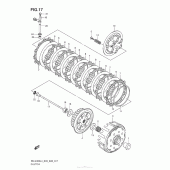 Схема вузла: Зчеплення для Suzuki RM-Z450