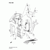 Схема узла: Радиатор (Rm-z450l1) для Suzuki RM-Z450