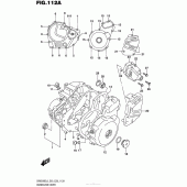Схема вузла: Кришки картера для Suzuki DR650 DR650SE