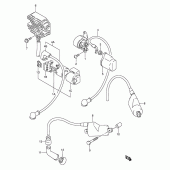 Схема вузла: Електроустаткування для Suzuki GS500