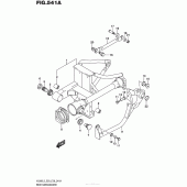 Схема вузла: Задній важіль (маятник) для Suzuki VL800 Boulevard C50