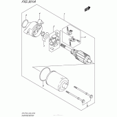 Схема узла: Стартер электрический для Suzuki DR-Z70