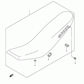 Схема вузла: Сидіння для Suzuki DR-Z400 DR-Z400E