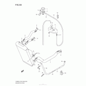 Схема узла: Патрубок системы охлаждения для Suzuki VZ800 Boulevard M50