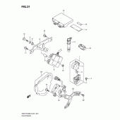 Схема узла: Электрооборудование (Gsx-r1000ufl2 e21) для Suzuki GSX-R1000