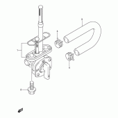 Схема вузла: Паливний кран Suzuki DR-Z125 DR-Z125