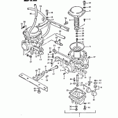 Схема узла: Карбюратор для Suzuki GSX400