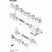 Схема узла: Трансмиссия для Suzuki GSX1300 Hayabusa