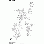Схема узла: Рулевая траверса для Suzuki DR200 DR200S