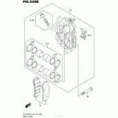 Схема вузла: Передній гальмівний супорт (Gsx-R1000L6 E28) для Suzuki GSX-R1000
