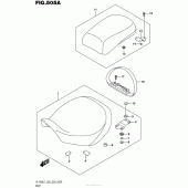 Схема вузла: Сидіння для Suzuki VL1500 Boulevard C90 BOSS