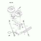 Схема вузла: Спідометр & Тахометр (Model n/p/r e24) для Suzuki TS185