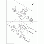 Схема вузла: Водяний насос Suzuki UC150 Epicuro
