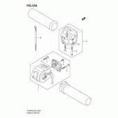 Схема вузла: Пульт керування кермовим (Model k7/k8/k9/l0) для Suzuki VL800 Intruder C800C/ Boulevard C50C
