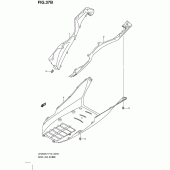 Схема узла: Нижние молдинги (Юбки) (Model k9) для Suzuki UH200 Burgman