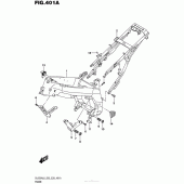 Схема вузла: Рама (Dl650Al6 E28) для Suzuki DL650 V-Strom