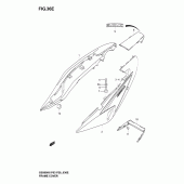 Схема вузла: Бічні панелі (Gs500k6 p28) для Suzuki GS500