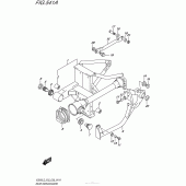 Схема вузла: Задній важіль (маятник) для Suzuki VZ800 Boulevard M50