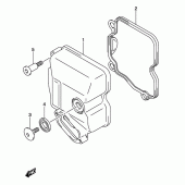 Схема вузла: Клапанна кришка Suzuki UH150 Burgman
