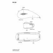 Схема вузла: Наклейка (Blue)(k4) для Suzuki VZ1600 Marauder M1600