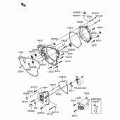 Схема вузла: Кришка двигуна для Suzuki RM-Z250