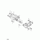 Схема вузла: Напрямна ланцюга (Rm100t) для Suzuki RM100