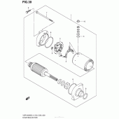 Схема вузла: Електричний стартер для Suzuki VZR1800 Boulevard M109R BOSS