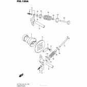 Схема вузла: Розподільний вал & Клапан для Suzuki DR-Z70