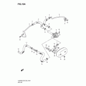 Схема вузла: Система індукції повітря (Model k9/l0) для Suzuki VL800 Boulevard C50T